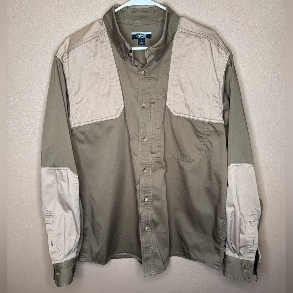 Gander Mountain Brown Guide Series Men's Large Shooting Hunting Padded Shirt